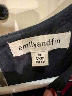 Emily and Fin Navy Big Top Dress